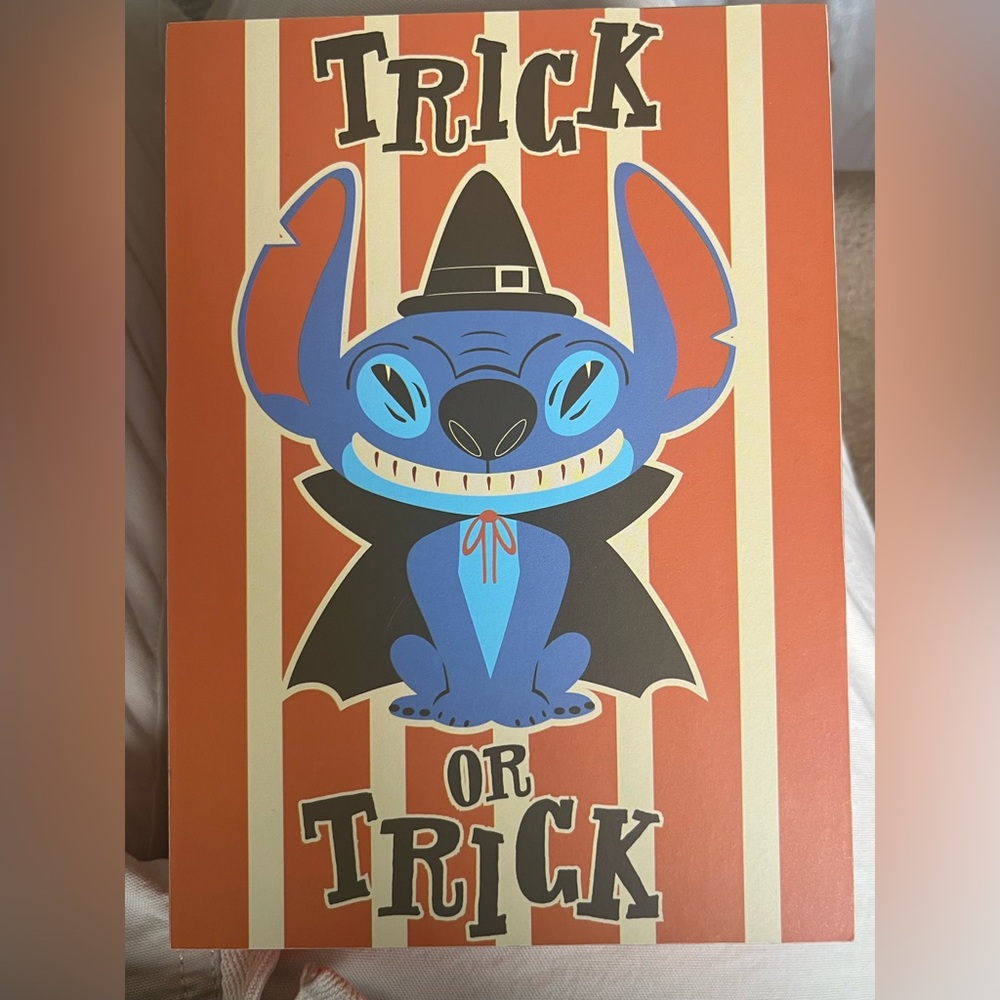 Disney orange Stitch Wall Art